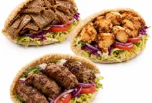 KEBABS WITH PITTA MENU