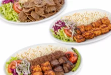KEBABS WITH RICE MENU